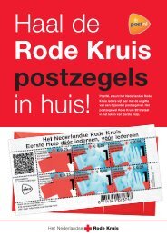 Rode Kruis postzegels - Het Nederlandse Rode Kruis