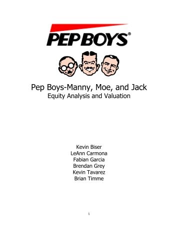 Pep Boys-Manny, Moe, and Jack