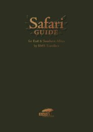 Brochure Safari Guide - BMS Travellers