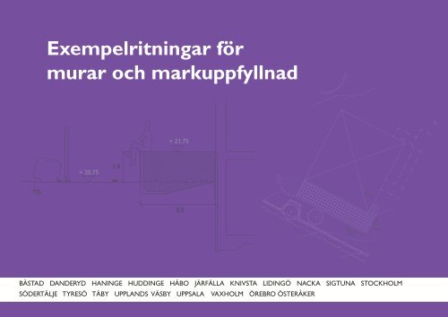 Uppförande av mur - Täby