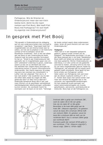 In gesprek met Piet Booij - Exemplarisch onderwijs