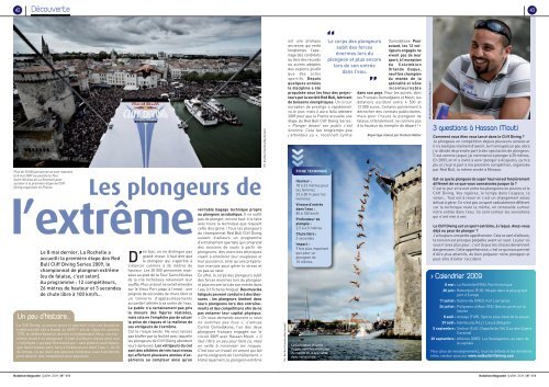 Natation Magazine n°111 - juillet 2009 - Fédération Française de ...