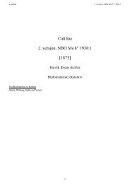 Catilina 2. versjon, NBO Ms.8° 1938:1 [1875] - Henrik Ibsens skrifter