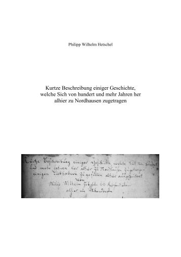 Kurtze Beschreibung einiger Geschichte, welche ... - Grabinski online