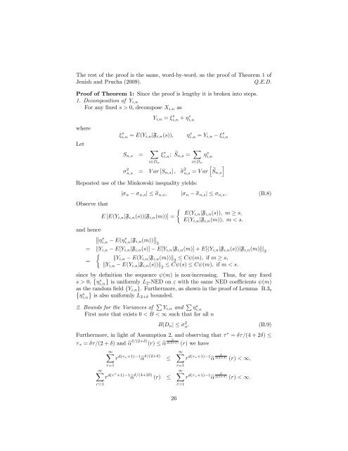 On Spatial Processes and Asymptotic Inference under Near$Epoch ...