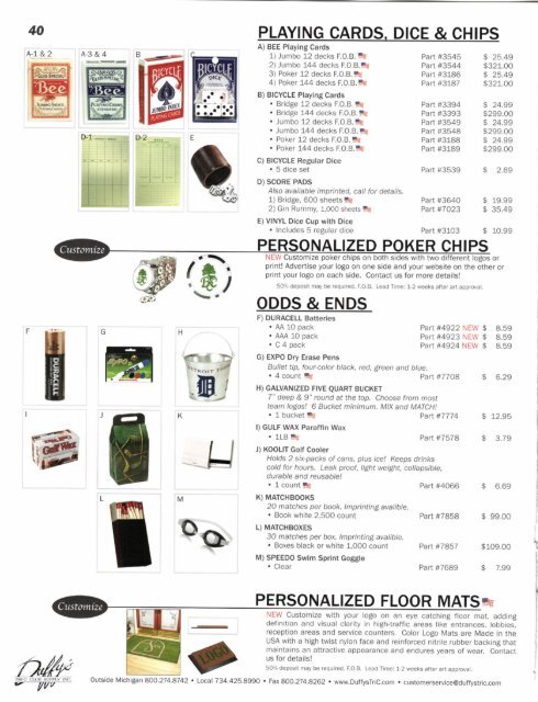 2012 Catalog PDF - Tri-C Club Supply