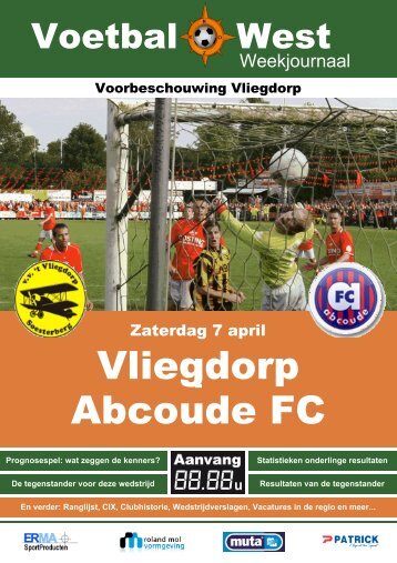 Voorbeschouwing Voetbal West - Vliegdorp