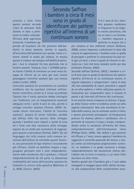 Musica et Terapia n° 19 - Associazione Professionale Italiana ...