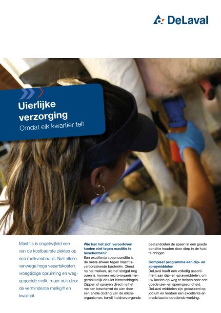 Uierlijke verzorging - DeLaval