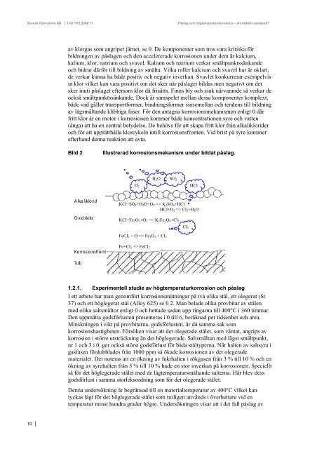 påslag och högtemperaturkorrosion - Svensk Fjärrvärme