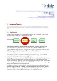 1. Analysefasene - Høgskolen i Sør-Trøndelag