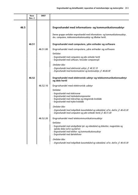 Dansk Branchekode - Danmarks Statistik