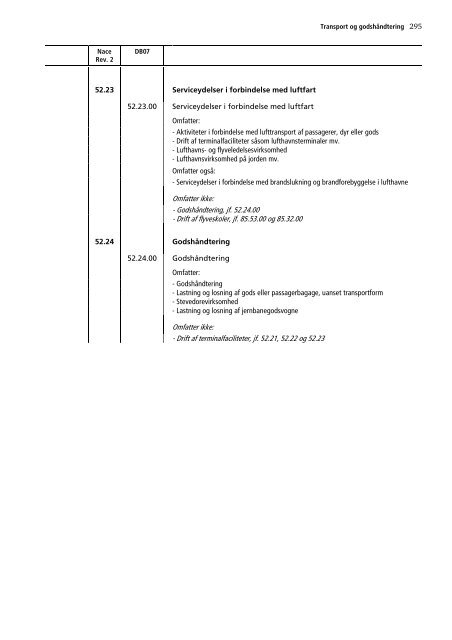 Dansk Branchekode - Danmarks Statistik