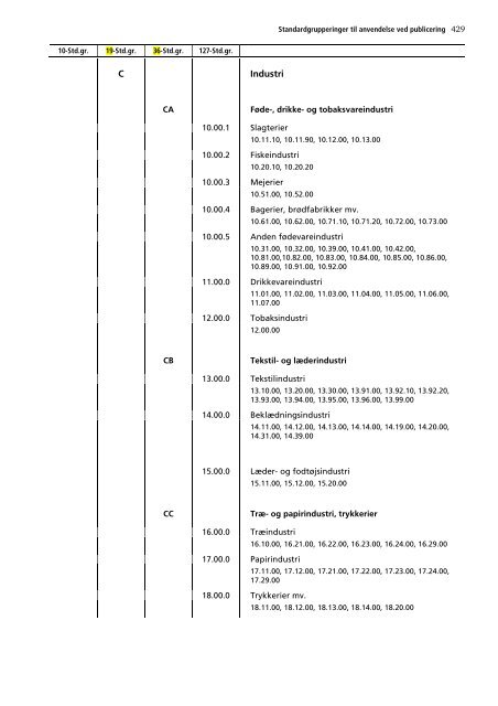 Dansk Branchekode - Danmarks Statistik