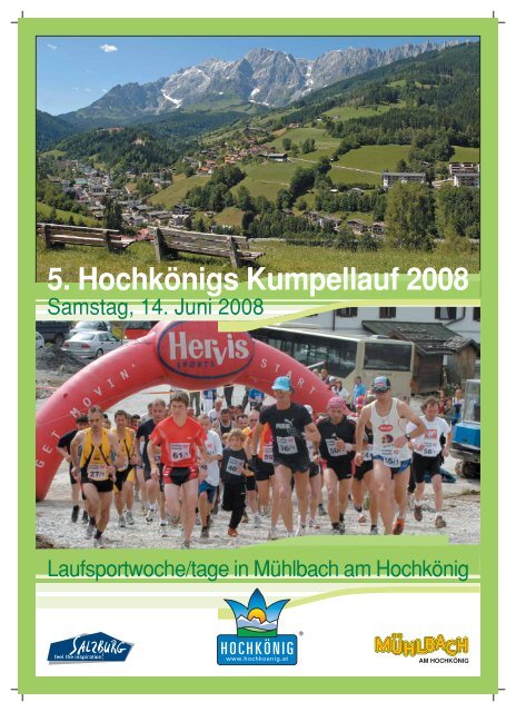 5. Hochkönigs Kumpellauf 2008 - Sportclub Mitterberghuetten