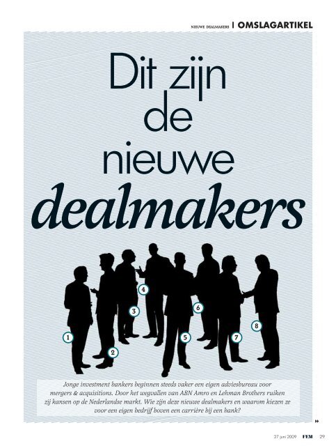 De nieuwe Dealmakers - Vondel Finance