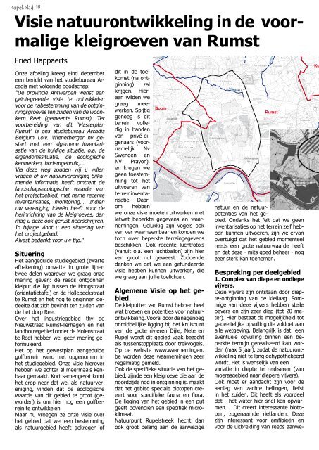 Rupel.blad - Natuur in Aartselaar