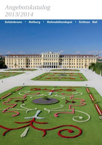 Angebotskatalog Schloss Schönbrunn