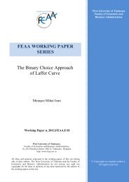 FEAA WORKING PAPER SERIES The Binary Choice Approach of ...