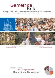 Kollektenbon 2009 Wert: 2 Euro - Evangelische Kirchengemeinde ...