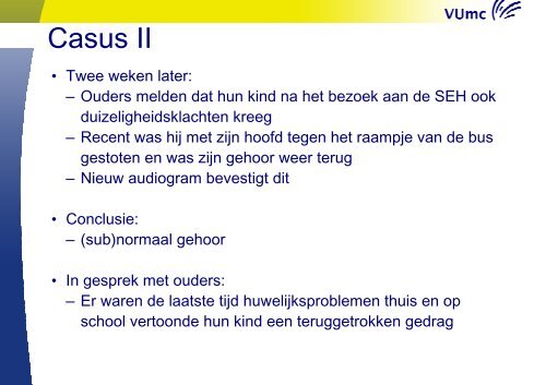 Aggravatie - Ned Ver Audiologie(*)