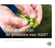 Hoe groen zijn de groenten van HAK? - PersPagina