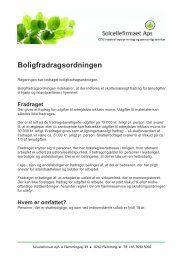 Boligfradragsordningen - Andresens Bioenergi A/S