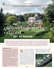 Het cultuurhistorische erfgoed van de Veluwe - Vitruvius