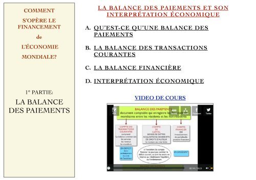 1.La balance des paiements - cours seko new