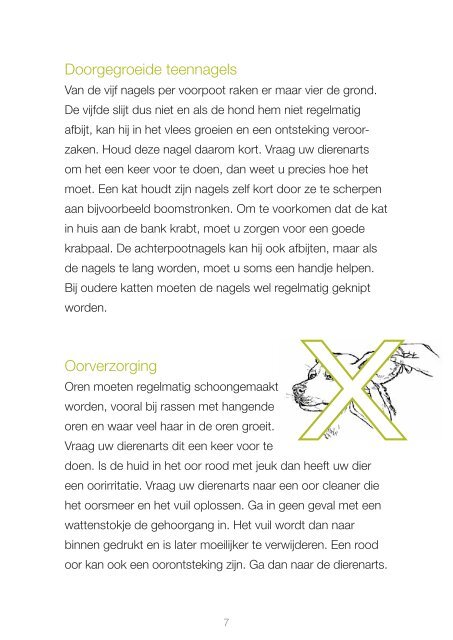 Huisdieren EHBO brochure