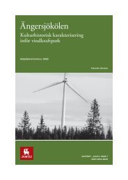 Bilaga 6 - Kulturhistorisk analys - Nordisk Vindkraft
