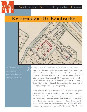 Kruitmolen 'De Eendracht' - Stichting Wijk Dauwendaele