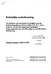 Ruimtelijke onderbouwing - Gemeente Zaanstad