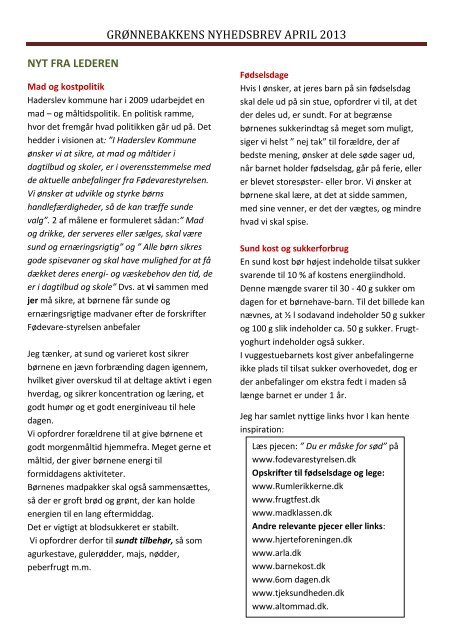 Nyhedsbrev april 2013.pdf - Grønnebakken