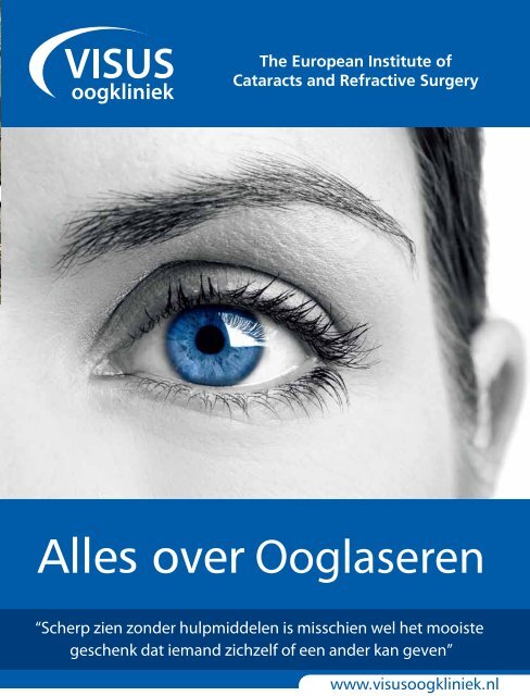 "Alles over ooglaseren" / PDF - Visus Oogkliniek