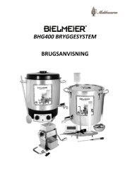 Instruktion til Brewferm Furioso MX - Maltbazaren