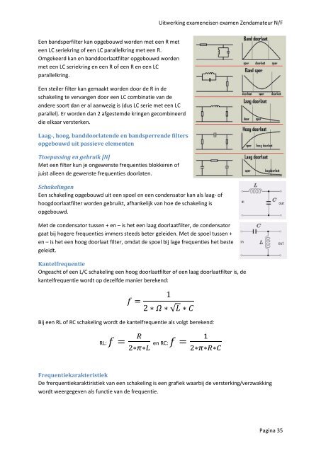 Uitwerking exameneisen examen Zendamateur N/F