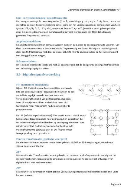 Uitwerking exameneisen examen Zendamateur N/F