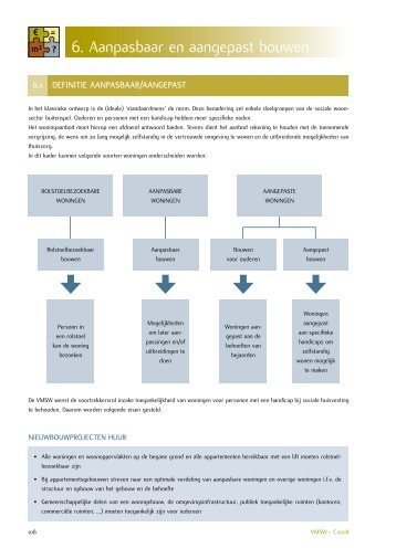 6. Aanpasbaar en aangepast bouwen - Vlaamse Maatschappij voor ...