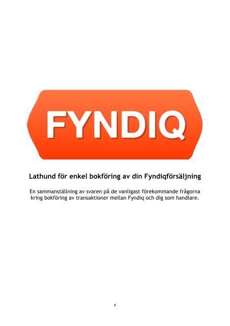 Lathund för enkel bokföring - Fyndiq