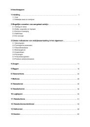 Inhoudsopgave 3 Enkele indicatoren van welzijnsaantasting in het ...