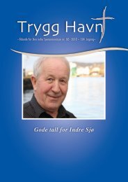 Trygg Havn - den indre sjømannsmisjon