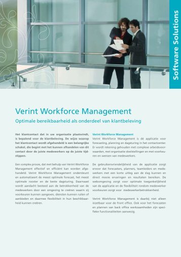 Verint Workforce Management - Tele'Train