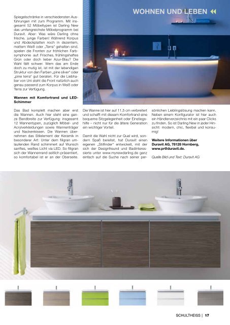 SWB Magazin 02 2011 - SCHULTHEISS Wohnbau AG