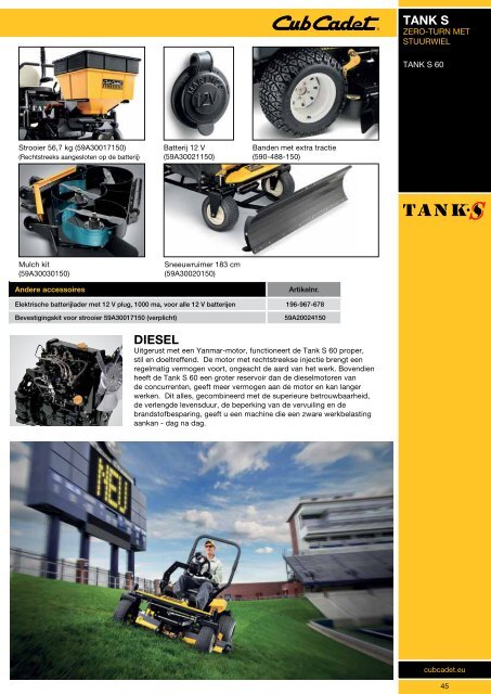 Folder Cub Cadet 2012 - Mekatec