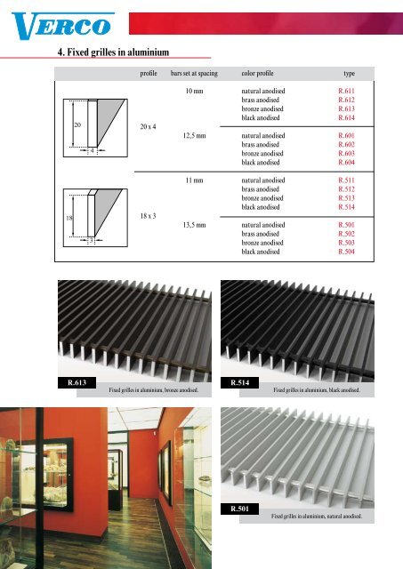 3. Roll grilles in stainless steel - Voniosradiatoriai.lt