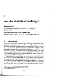 Accelerated titration designs - Biometric Research Branch