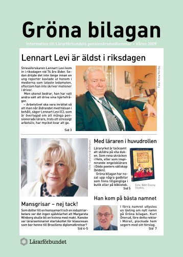 Lennart Levi är äldst i riksdagen - Lärarförbundet