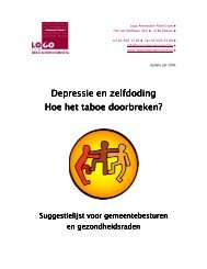 Hoe het taboe doorbreken? - LOGO Antwerpen