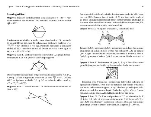 Tip til 1. runde af Georg Mohr-Konkurrencen Geometri